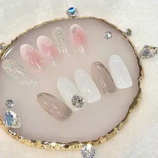 ネイル eight横浜☁️ くまべのネイルデザイン