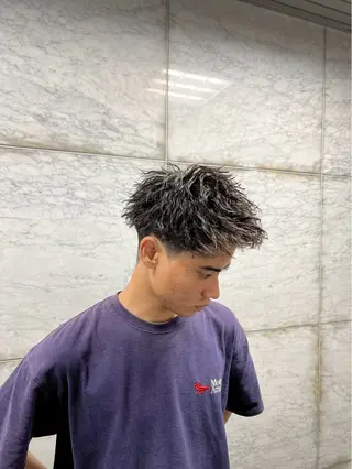 メンズ 京都駅メンズサロン マッシュのヘアスタイル