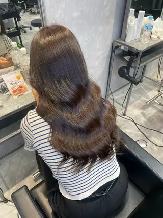 セミロング mimiiy fukaのヘアスタイル