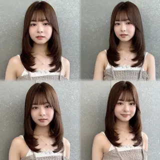 ロング カラー 伊藤 愛莉のヘアスタイル