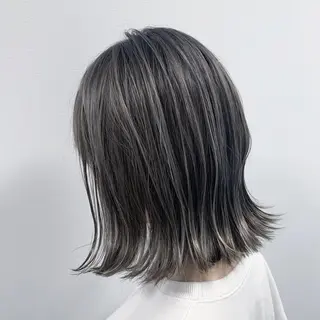 ミディアム カラー なんば髪質改善カラー Ardoreのヘアスタイル