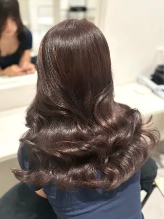 ロング 美容室ORIKA AI レイヤーカットのヘアスタイル