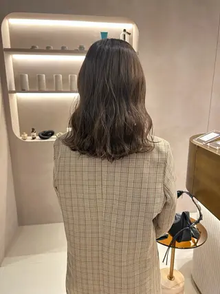 ミディアム カラー 【透明感カラー】 harunaのヘアスタイル