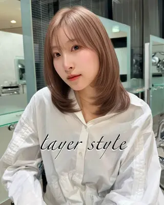 ミディアム 石川 航のヘアスタイル