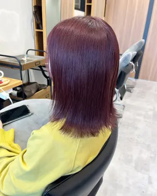 ミディアム うる艶カラー asukaのヘアスタイル