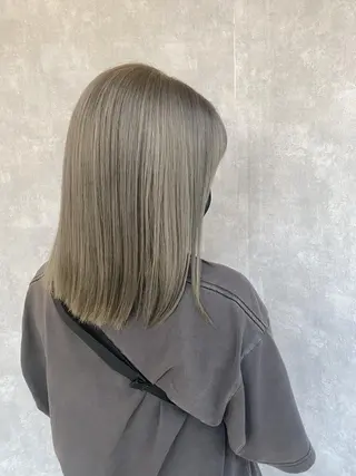 セミロング カラー 入江 允のヘアスタイル
