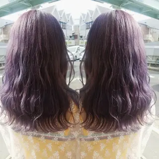 ミディアム 今中 小百合のヘアスタイル
