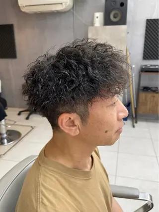 パーマ メンズ メンズ特化/ツイスパ 5分朝ラクセット 颯のヘアスタイル