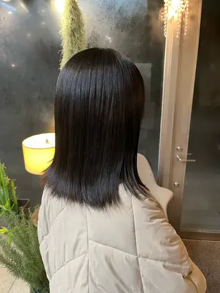 カラー 🌱ぱっつとボブカ ット🌱/Ryotaのヘアスタイル