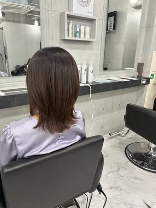 セミロング Endearing 🌟銀座のヘアスタイル