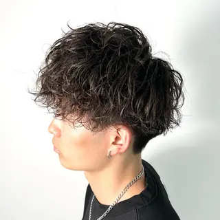 パーマ メンズ 柏メンズカットパーマ NO.1タイチのヘアスタイル