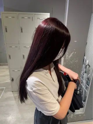 ロング まろっと艶感ブラウン ベージュ🤍まなかのヘアスタイル