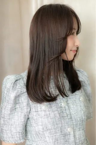 ロング カラー 艶髪カラー🤍ྀི 強矢　美紗希🩷ྀིのヘアスタイル