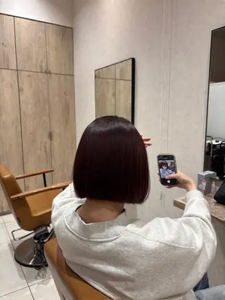 カラー ⭐️無料ショート モデル募集　まゆ⭐️のヘアスタイル