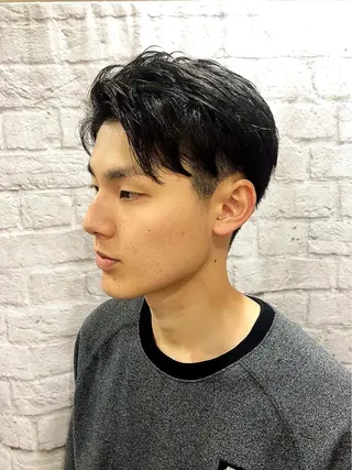 ミディアム メンズ メンズカット 佐藤優菜のヘアスタイル