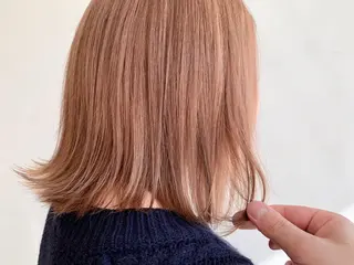 ミディアム カラー 町田で叶う本物の 髪質改善 鍋谷勇のヘアスタイル