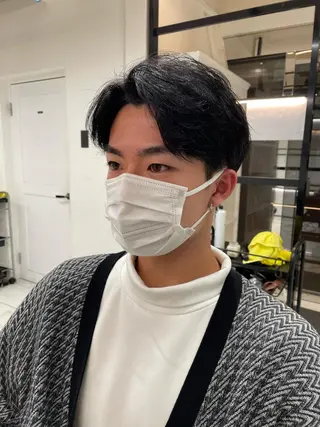 メンズ 大阪美容師 井上智博のヘアスタイル