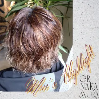 メンズ カラー GR【中村】期間限定 🌱なりたいを形にのヘアスタイル