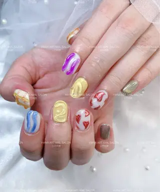 ネイル HANA ART NAIL SALONのネイルデザイン