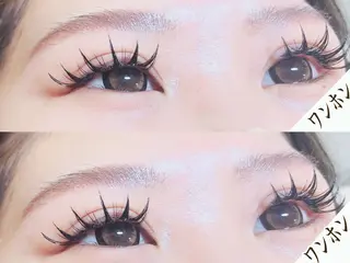 マツエク・マツパ AURORA RINAのマツエク・マツパデザイン
