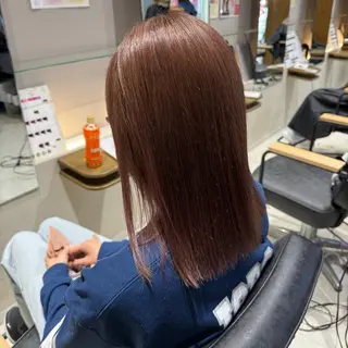 ミディアム カラー 惣木 菜穂のヘアスタイル