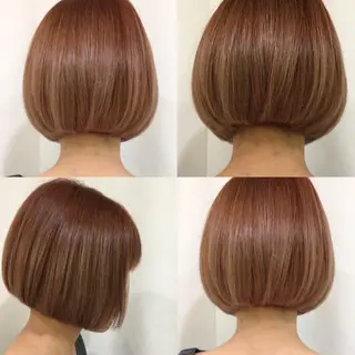 ショート カラー ヘアアレンジ マツエク・マツパ きむえり/髪質改善 /うねり広がり改善のヘアスタイル