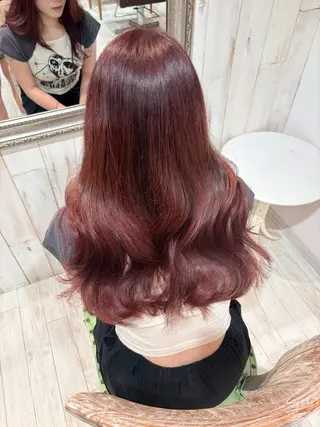 ロング レイヤーカット/ 透明感カラー🤍楓のヘアスタイル