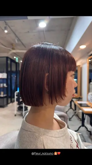 ショート ハイトーン/パーマ 大名 sakiのヘアスタイル