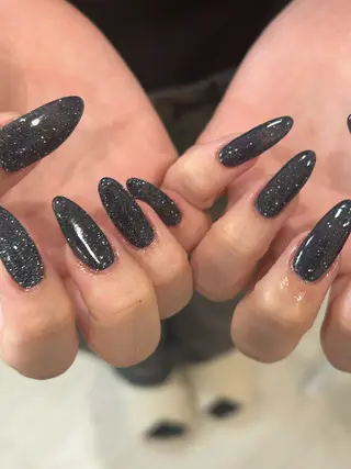 ネイル mellow:ｸﾙﾐ ﹡˖˟༝🎀˖˟ ༝のネイルデザイン