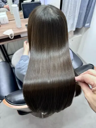 ロング カラー 艶髪改善師/高橋潤 /縮毛矯正のヘアスタイル