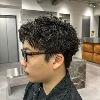 パーマ メンズ メンズ特化ニュアンス パーマ RYOのヘアスタイル