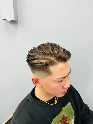 ショート メンズ 池袋メンズパーマ フェード純平のヘアスタイル