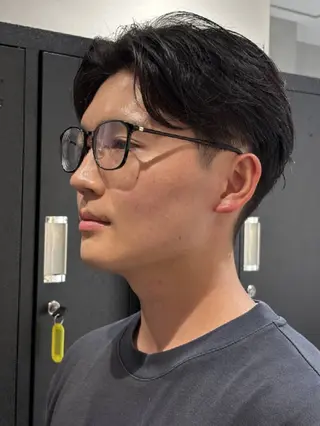 ミディアム メンズ特化 孝介のヘアスタイル