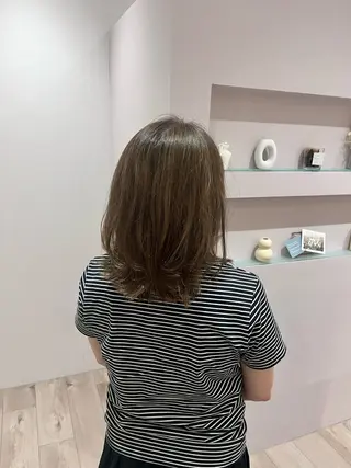 セミロング Rosierbleu 道正のヘアスタイル