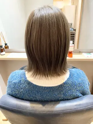 ミディアム newi大分/ ヒメノシオリのヘアスタイル