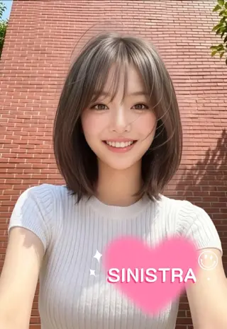 ミディアム カラー 足利市・原宿・表参道 シニストラのヘアスタイル