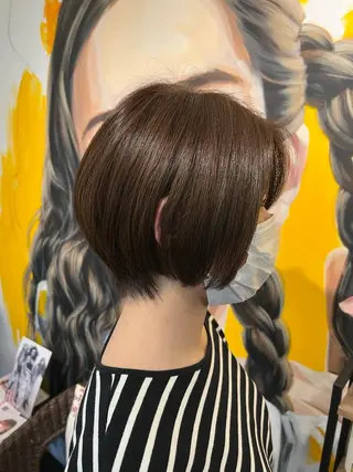 ショート カラー パーマ 名古屋駅/トップス タイリスト/大黒拓哉のヘアスタイル