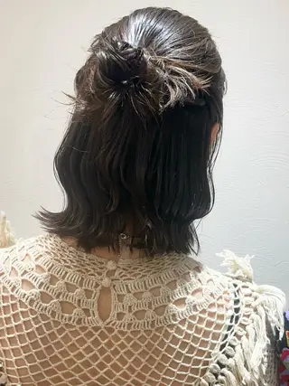 ミディアム 札幌 ヘアアレンジ 🍎 タナカセリナのヘアスタイル