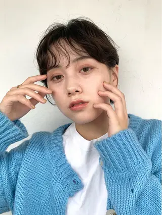 ショート 🌿似合わせ透明感 カラー松本朋幸🌿のヘアスタイル