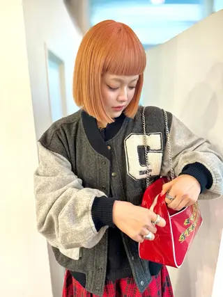 ショート カラー 🌻名古屋🌻 🫧ハイトーン🫧のヘアスタイル