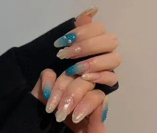 ネイル By moonネイル 🌷ワンホン/韓国風のネイルデザイン