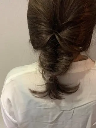 ミディアム カラー ヘアアレンジ terra✂️川嶋 大輔のヘアスタイル
