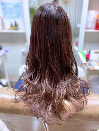 ロング カラー 髪質改善/艶髪 やまなかのヘアスタイル