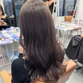ロング カラー ヘアアレンジ ブリーチなしカラー /新百合ヶ丘/安形翔のヘアスタイル