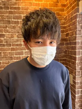 ショート カラー パーマ ヘアアレンジ メンズ キッズ ネイル マツエク・マツパ アイブロウ 久木原 ゆりのヘアスタイル