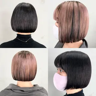 ショート カラーモデル募集中 美容室ハピスのヘアスタイル