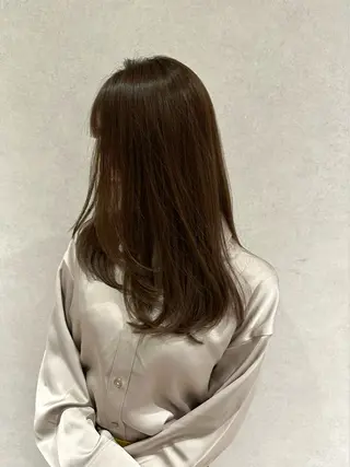 セミロング レイヤー/ハッシュ 渋谷/サッタのヘアスタイル