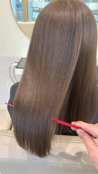 ロング カラー Eleanor枚方店 店長　飛鳥　薫のヘアスタイル