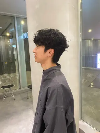 ショート パーマ 野林 夏帆のヘアスタイル