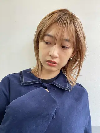 ミディアム ｔｏ ｋｉのヘアスタイル